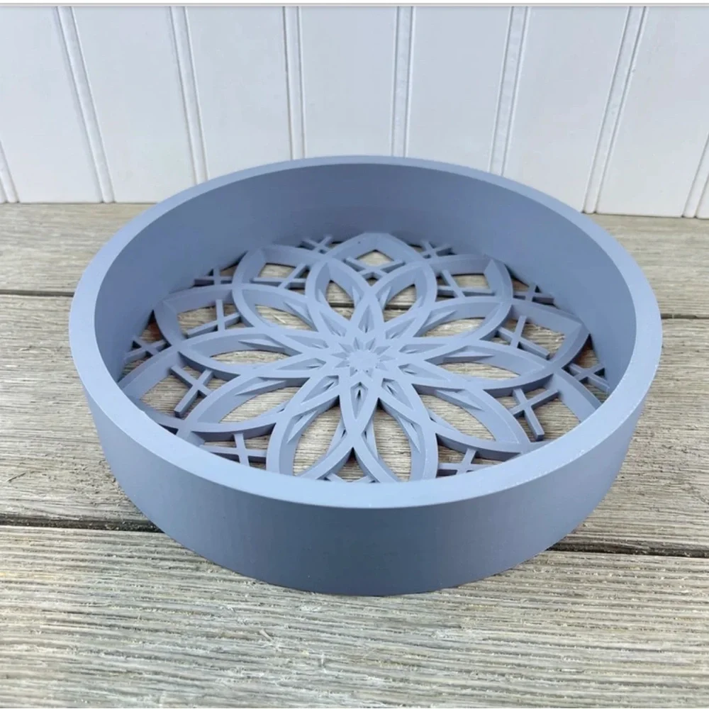 Floral Design Catch All Tray, The Kovi Catch-All Tray, Trinket Dish